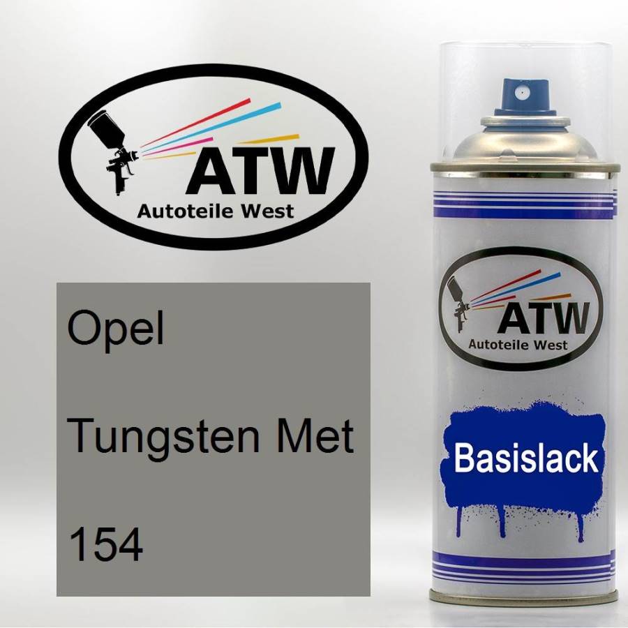 Opel, Tungsten Met, 154: 400ml Sprühdose, von ATW Autoteile West.